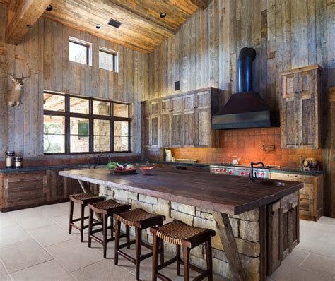 5 Barndominium Plans with 40’ Width Plan | Rustic kitchen design ...