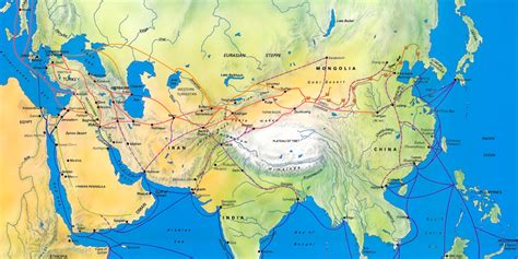 How the Silk Road routes through mountains were formed - Business Insider