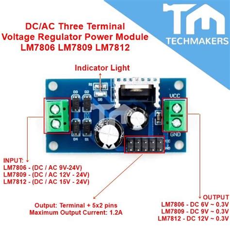 7805 7809 7812 5V 9V 12V Fixed Output Voltage Regulator Power Module Step Down Output Max 1.2A ...