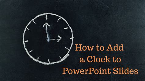 Free Technology for Teachers: How to Add an Animated Clock to PowerPoint Slides