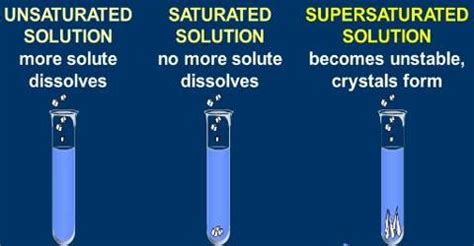 Experiment: Make Saturated and Unsaturated Solutions - QS Study