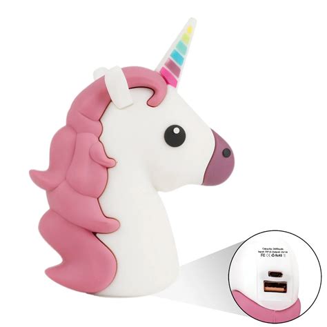 Unicorn Emoji Portable Charger - Emoji Galore