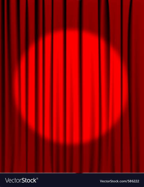 Curtain spotlight Royalty Free Vector Image - VectorStock