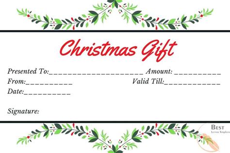 Free Blank Printable Gift Voucher Template in Word & PDF (2022)