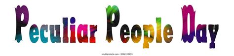 740 Peculiar People Day Images, Stock Photos, 3D objects, & Vectors | Shutterstock