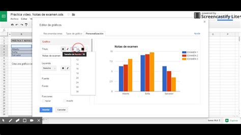 Cómo crear un gráfico en una hoja de cálculo de Google - YouTube