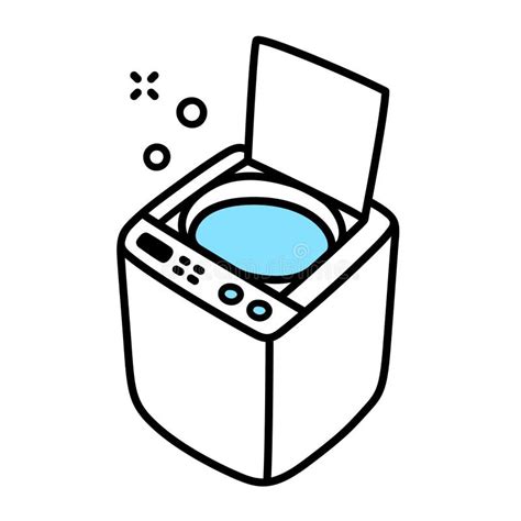 Cartoon Top Load Washing Machine Stock Illustrations – 8 Cartoon Top Load Washing Machine Stock ...