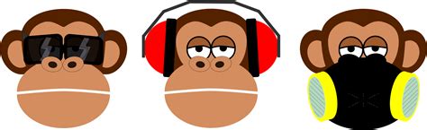 Download Monkey_ Emoji_ Variations_with_ Accessories | Wallpapers.com