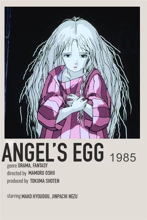 Angel’s egg poster | Estampa de cartaz, Filmes de anime, Pôsteres de cinema minimalistas