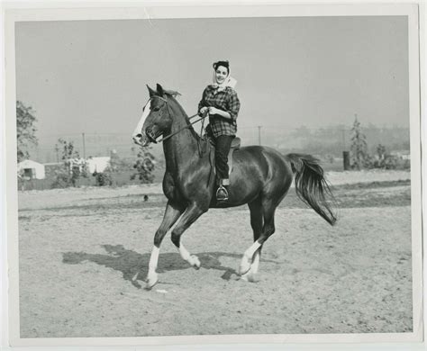 Elizabeth Taylor Riding Horse Vintage Publicity Photo for Cynthia 1947 ...