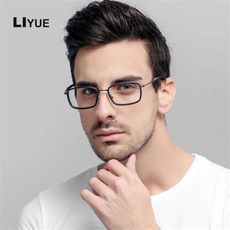 LIYUE Fashion men optical glasses Style vintage eyeglasses clear ...