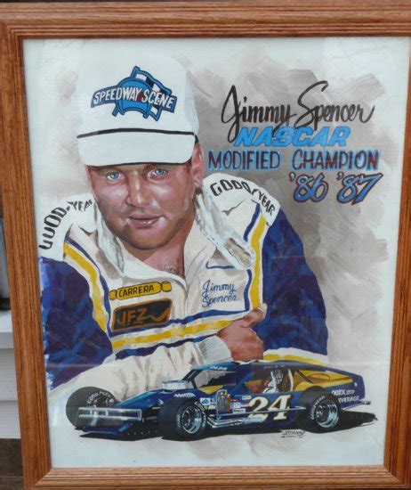 Jimmy Spencer NASCAR Modified Champ Mr. Excitement Painting