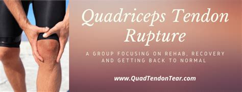 What is the Recovery Timeline for a Quadriceps Tendon Rupture ...