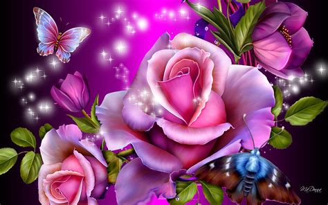 Rose Flower Screensaver Free Download - baswedan