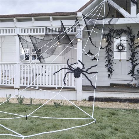 Halloween Giant Spider Web By Ginger Ray