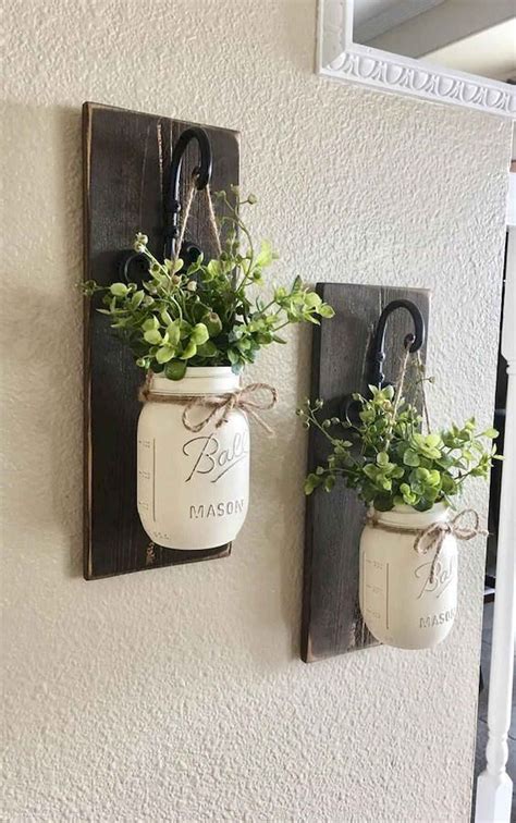 40 most creative diy wall art design ideas and makeover (3 | Handmade home decor, Mason jar ...