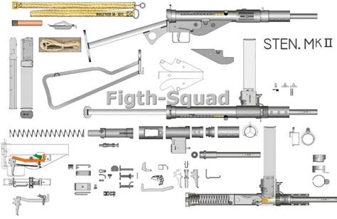 Sten Gun Blueprints