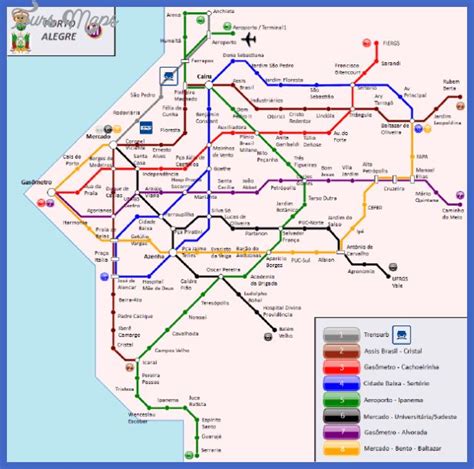 awesome Porto Alegre Subway Map | Cidade, Cruzeiro, Porto alegre