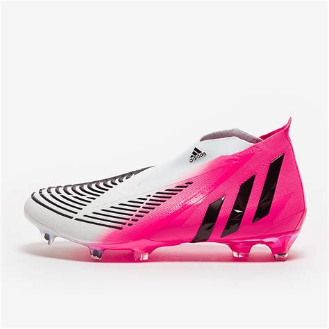 adidas Predator Edge LZ+ FG - Solar Pink/Black/White - Mens Cleats