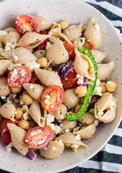 Chickpea Pasta Salad Recipe - Build Your Bite