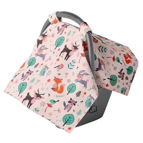 Car seat Covers for Babies - Carseat Canopy - Baby car seat Cover for Newborn Girl and Infant ...