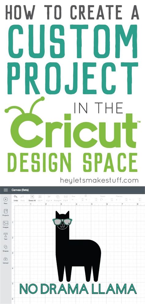 How to Create a Custom Project in the Cricut Design Space | Cricut design, Cricut, Cricut tutorials