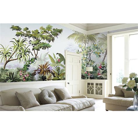 Tropical Island Forrest Wall Mural – Staunton and Henry