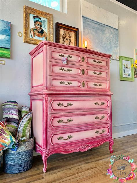 Gretta will tickle you pink! This whimsical, out of a fairytale dresser will give you all the ...