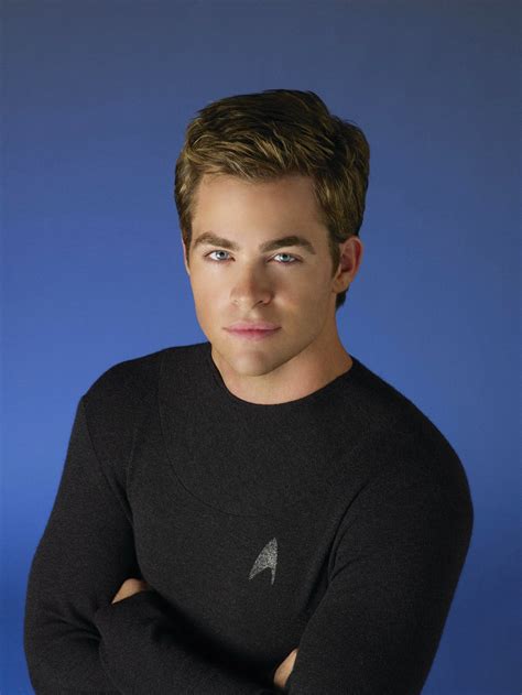 And of course, Chris Pine as Captain James Tiberius Kirk ~ Star Trek (he's just so darn ...