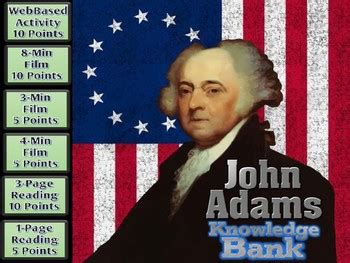 John Adams (Alien & Sedition Acts) Digital Knowledge Bank | TpT