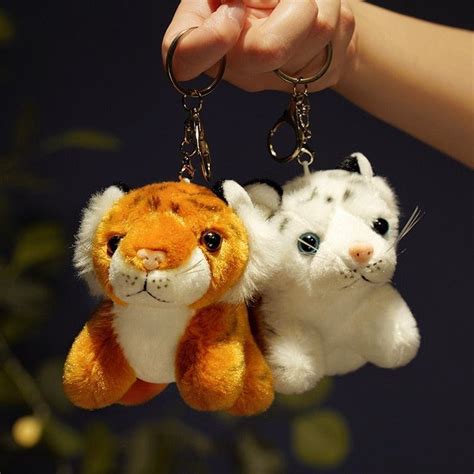 Kawaii Tiger Keychain Plush Toy – Plushie Depot