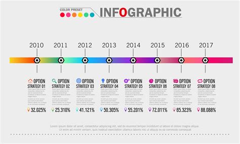 Infographic Timeline Template