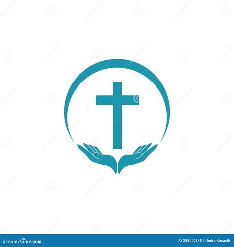 Church Logo Vector Simple Illustration Stock Vector - Illustration of bible, faith: 258447345