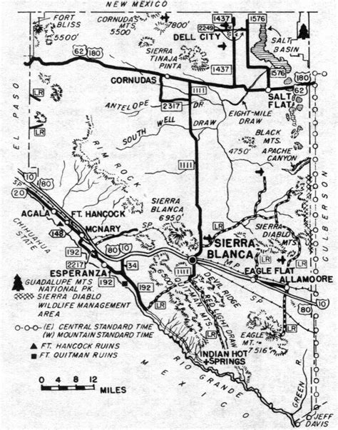 Hudspeth County TXGenWeb | Hudspeth County Texas Genealogy Maps