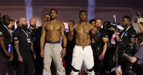 What time is Anthony Joshua fight? UK start time for Francis Ngannou ...