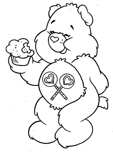 Cartoon Coloring For Kids: Care Bears Coloring Pages