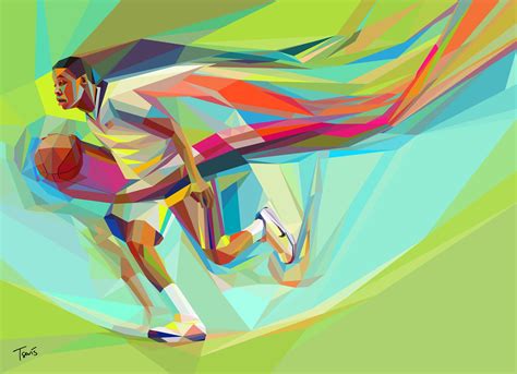 The colors of Basketball (2) | Experimental illustration fro… | Flickr