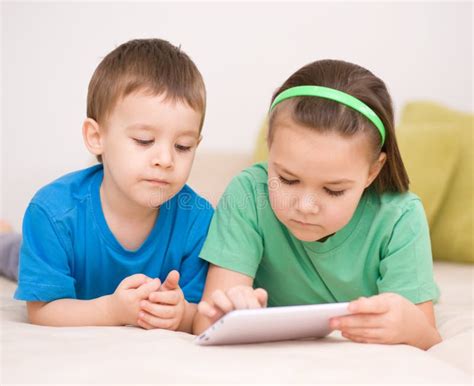 Children Using Tablet Computer Royalty Free Stock Photos - Image: 36840718