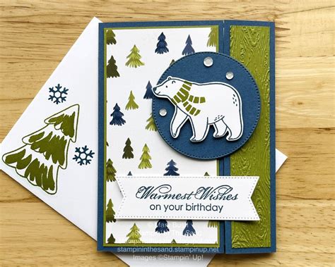 Stampin up beary cute christmas together card – Artofit