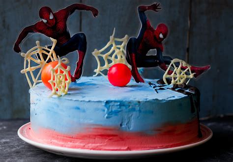 Spiderman Cake Recipe - Lemon in Ginger