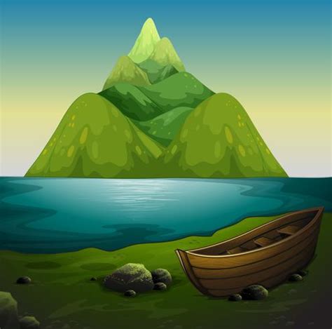 Lake 414057 Vector Art at Vecteezy