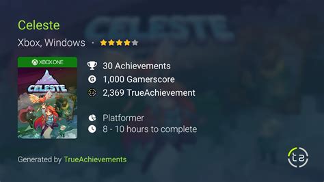 Celeste Achievements | TrueAchievements