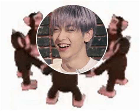 Monkey Circle Purple Hair Soobin GIF | GIFDB.com