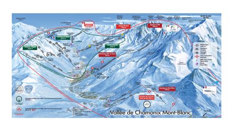 Chamonix Ski Map And Information - Free Piste Map