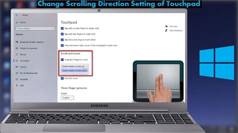 How to Change Touchpad Scroll Direction in Windows 10 - YouTube