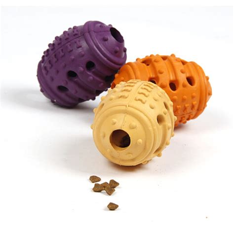 Pet Chew Toy Pet Ball-Food Ball For Dogs Pet Toys Random Color, 9.5*6c