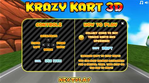 Krazy Karts 3D - Funny Car Games