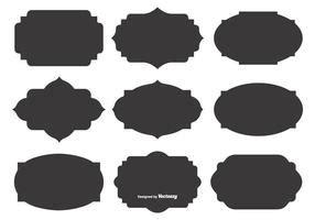Blank Vector Label Shapes 115165 Vector Art at Vecteezy