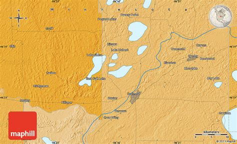 Political Map of Crosby Beach