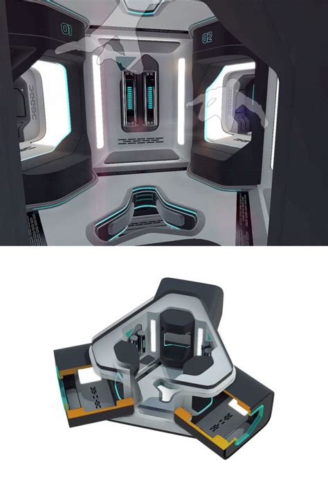 Space station concept by Sanal Galushkin at Coroflot.com | Space ...